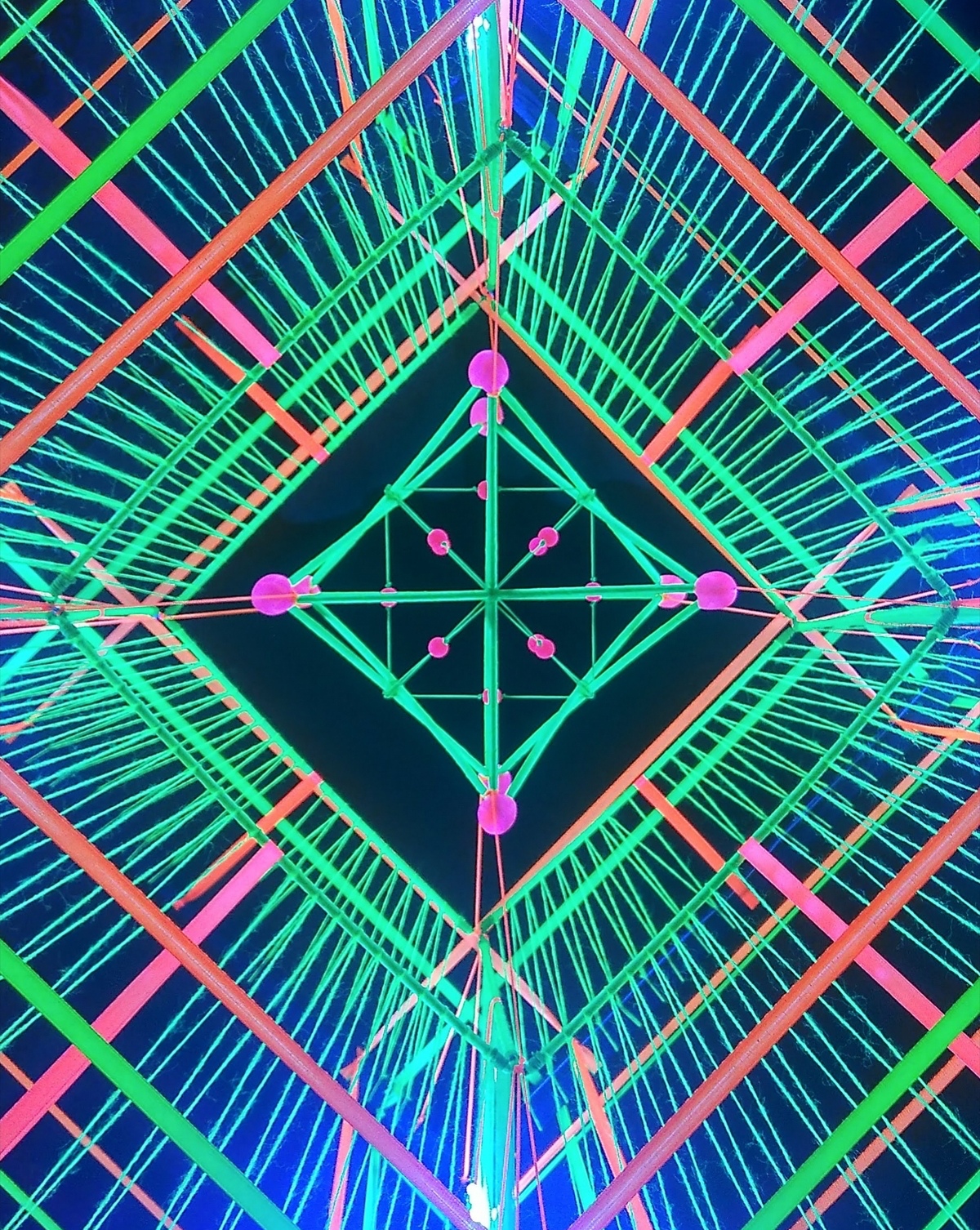 LED RGB Tesseract/Hypercube